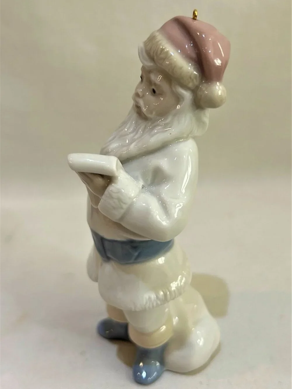 Lladro Porcelain Santa Ornament Handcrafted in Spain VTG 1991